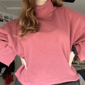 American Eagle Oversized Turtleneck.